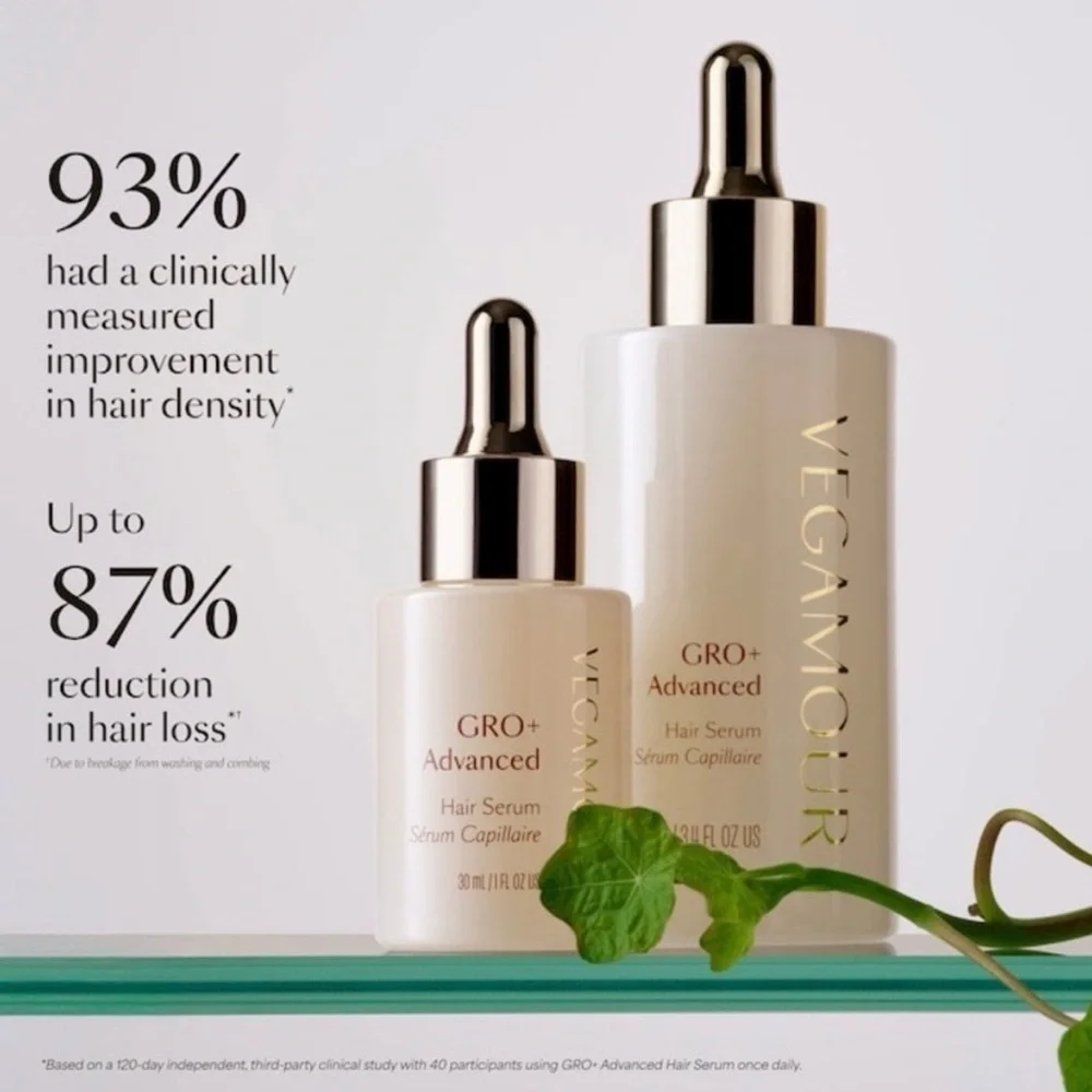 🎸Vegamour🎸🔥NWT🔥GRO+ Advanced Hair Serum for Severe Signs of Thinning-1 Fl oz.